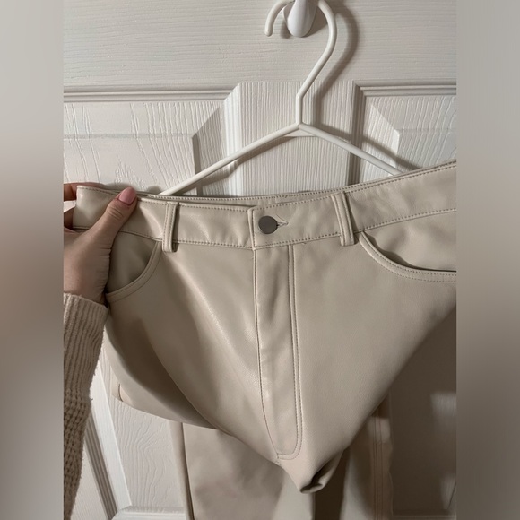 Faux leather straight leg pants Dynamite - Picture 2 of 3